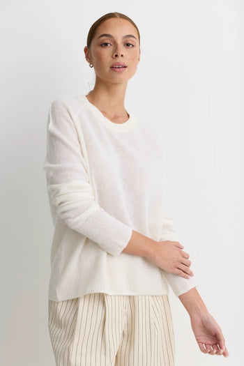 Sloane Cashmere Pullover - Ivory