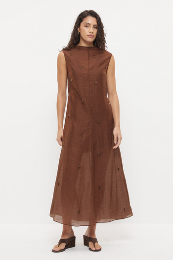 Illume Dress - Nutmeg