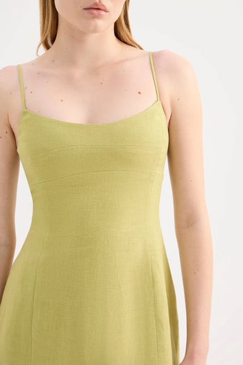 Carmela Linen Mini Dress