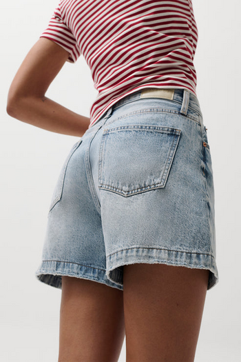 Saige A-Line Short - French Riviera