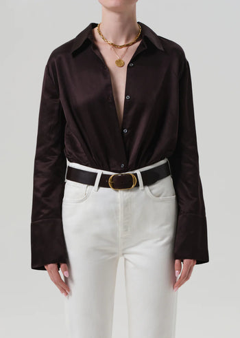 Camilia Shirt - Chocolate
