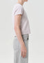 Adine Shrunken Tee - Grey Heather