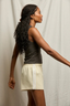 Khara - Rib Scoop Tank - Vintage Black