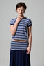 Romi Ringer Tee - Navy Stripe