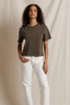 Atlas Crewneck Heavy Cotton Tee - Dark Olive