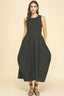 Parachute Maxi Dress - Black