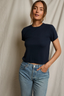 Fitz - Viscose Rib Crewneck tee