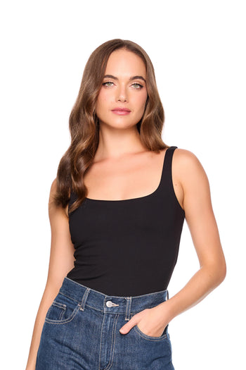 Essential Everyday Tank Top 9" - Black