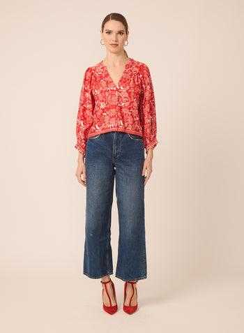 Kayla Blouse - Kyoto Print