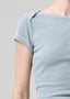 Baby Waffle Tee - Sea Glass
