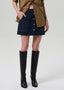Curved Pocket Mini Skirt