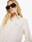 The Cropped Bestie - Cream and Black
