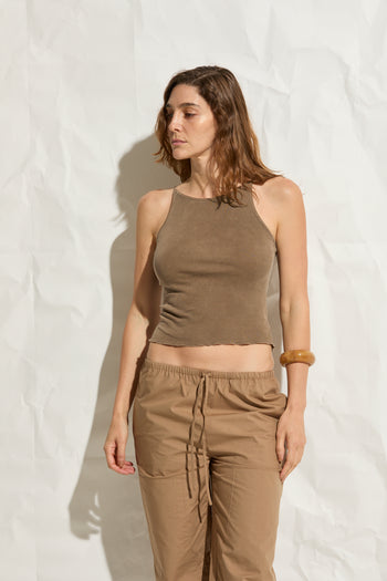 Tiana Tank - Vintage Mushroom