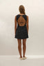 Jacie Mini Dress - Lola Polka Dot Black/Cream