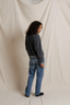 Oversized Ziggy Shrunken Sweatshirt - Dark Heather Grey