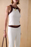 The	Luma Knit Tank - Latte