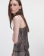 Lili Beaded Tank - Chocolate