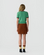 Rib Ringer Tee - Highland/Fig