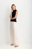 Amari Cashmere Mockneck Tank - Black