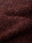 Boxy Snap Front Henley - Italian Plum Melange