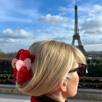 Triple Heart Claw Clip