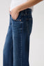 Lexi Mid Rise Bowed Straight - Moonwave