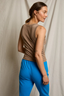 Khara - Rib Scoop Tank - Mocha
