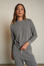 Alexi French Terry Sweatshirt - Dark Heather Grey