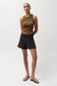 Kimora High Rise A-Line Short - Black