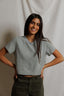 Cher Ringspun Tee - Heather Grey