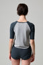 Blake Baseball Tee - Heather Gray