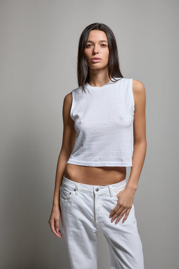Maya Muscle Tee - White