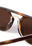 Markle Sunglasses - Maple and Crystal 12k Polarized