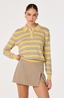 Dora Sweater - Yellow Stripe