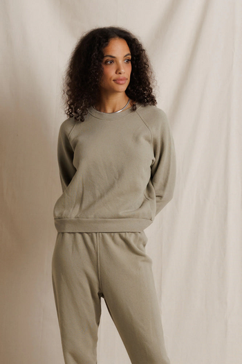 Alexi Speckled Confetti Sweater - Dark Olive