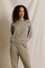 Alexi Speckled Confetti Sweater - Dark Olive