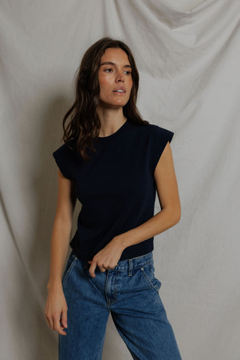 Porter Short Sleeve Tee - Navy
