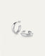 Staple Hoops Medium - Platinum