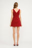 Carmine Velvet Dress