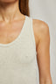 Blondie - Ribbed Tank - Heather Oat