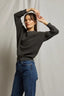 Ziggy - Inside Out Fleece Shrunken Crew - Vintage Black