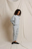 Nell - Travel Crew Neck Sweatshirt - Heather Grey