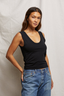 Khara - Rib Scoop Tank - White