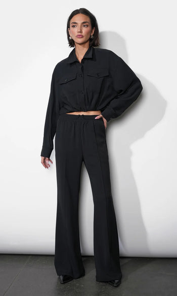 Ina Button Up Cropped Shirt