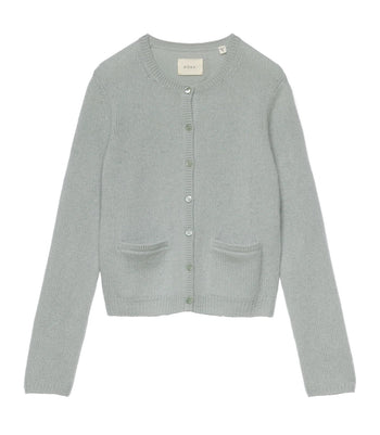 Thea Cashmere Cardigan - Eucalyptus