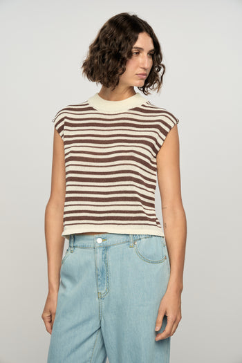 Palmer Stripe Knit Tank