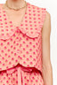 Coral Sleeveless Blouse