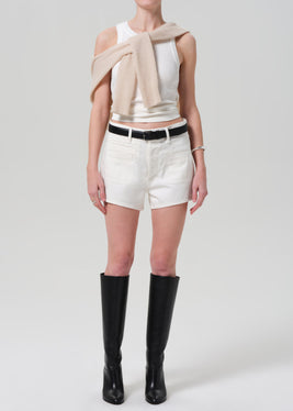 Marlow Welt Pocket Short - Pashmina