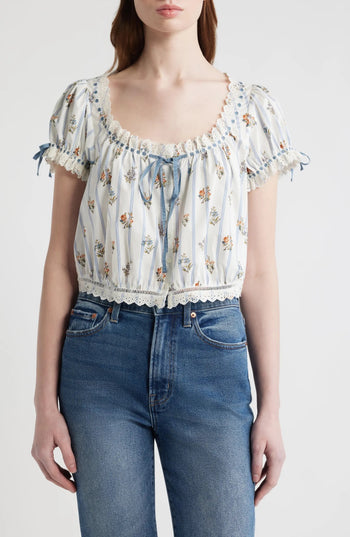 Nera Top - Fleurs De Bordeaux