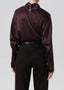 Ilaria Draped Top - Espresso